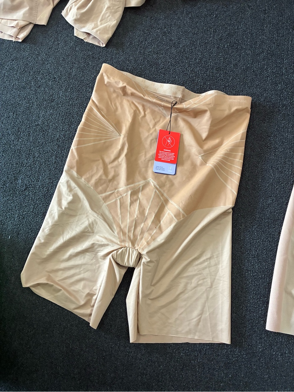 Honeylove 1X ShadowSculpt High Waist Short Shaper Honey Beige ---NWT TAGS---
